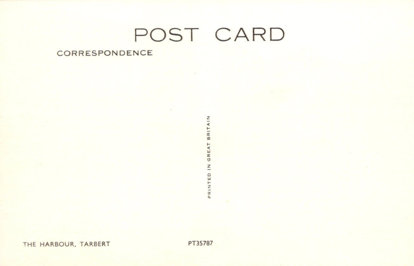 Scotland Postcard - The Harbour, Tarbert - Mo’s Postcards 