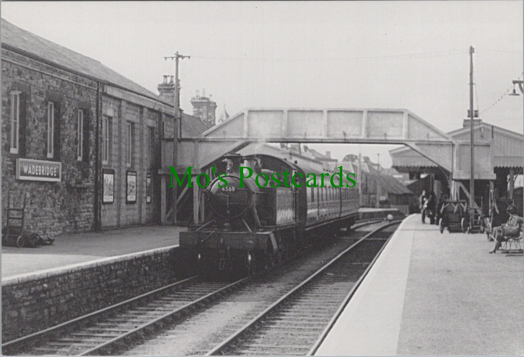 Engine No 4569 With a Train For Bodmin General