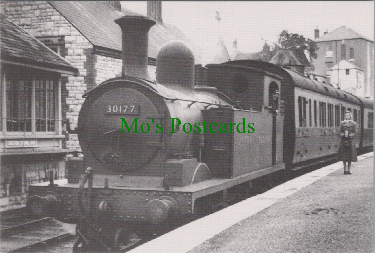 Engine No 30177 With a Train For Melcombe Regis