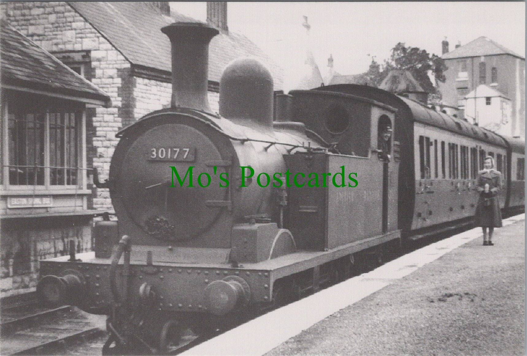 Engine No 30177 With a Train For Melcombe Regis
