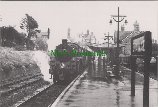Engine No 76010 With a Train For Wareham at Swanage