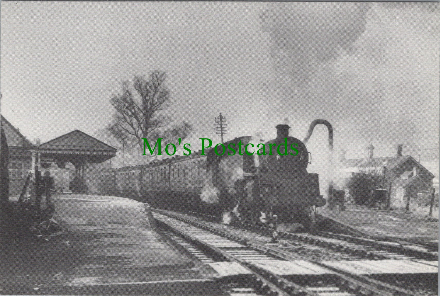 A Frosty Day at Launceston. Engine No 80041