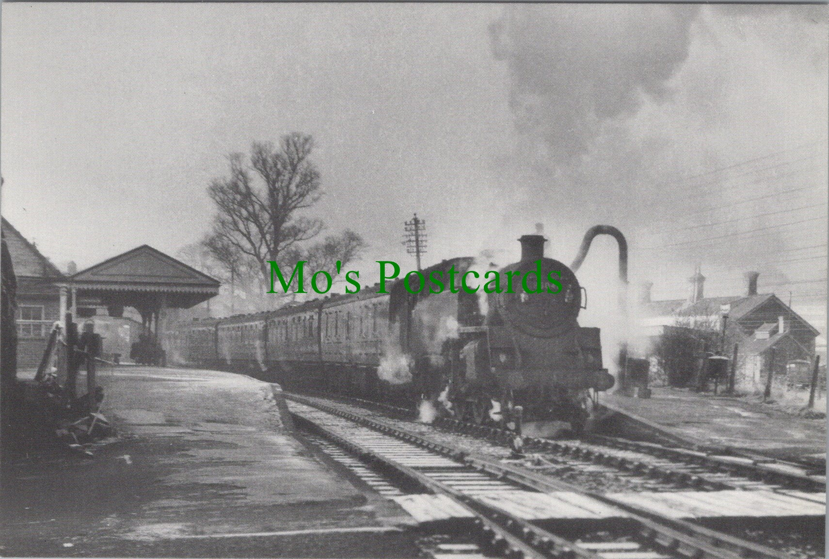 A Frosty Day at Launceston. Engine No 80041