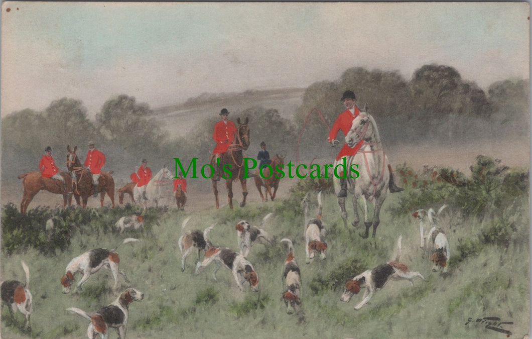 Fox Hunting Scene, Artist G.Wright