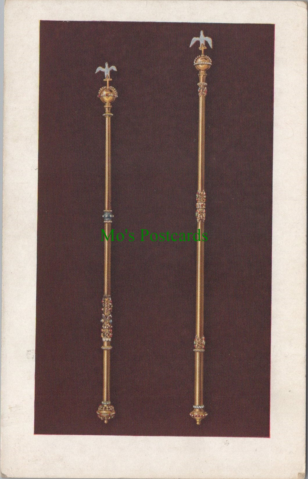 Royalty Postcard - Royal Sceptres