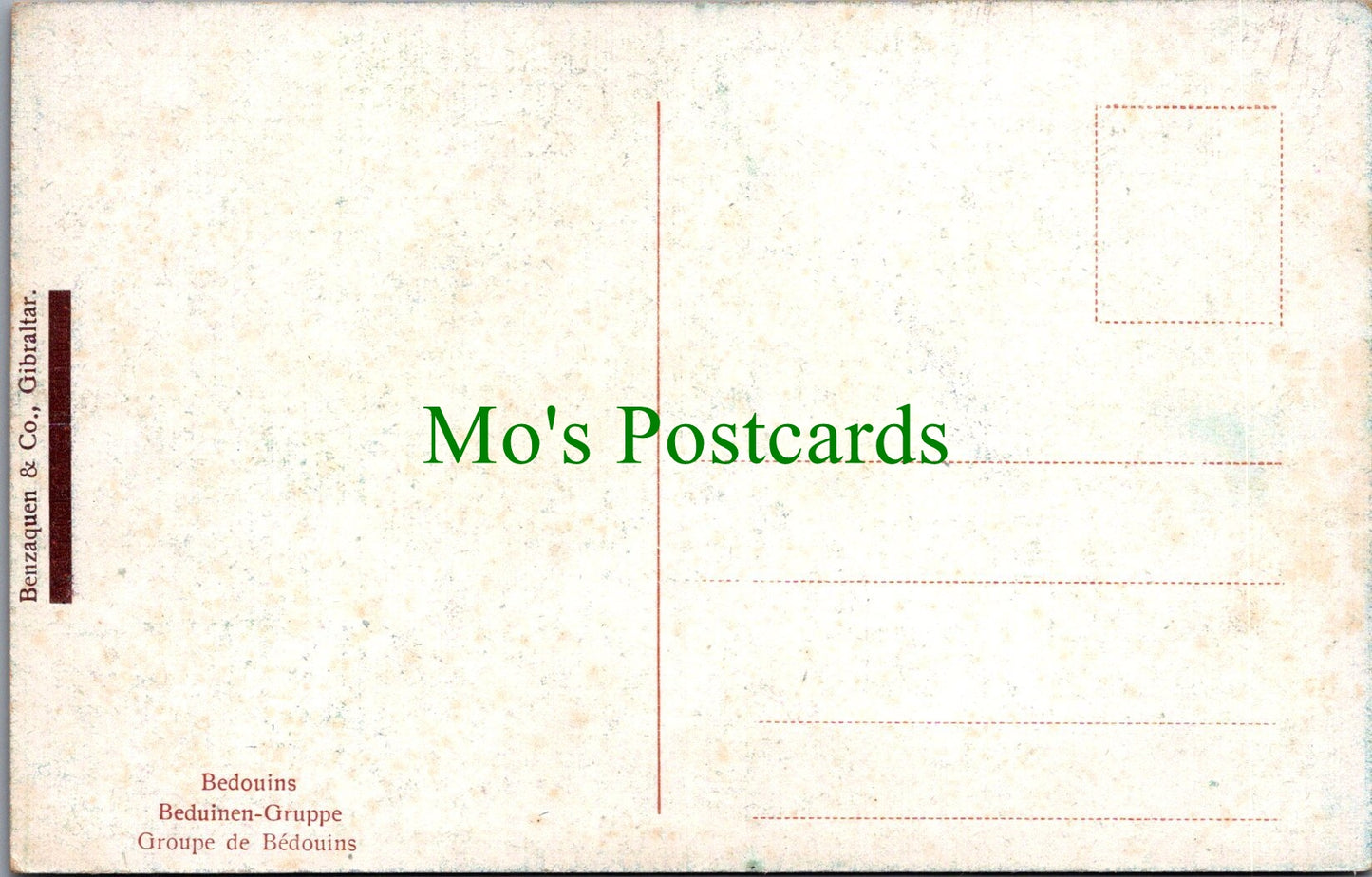 Middle East Postcard - Group of Bedouins