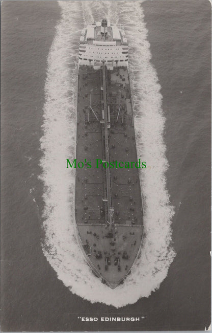 Shipping Postcard, "Esso Edinburgh" Tanker