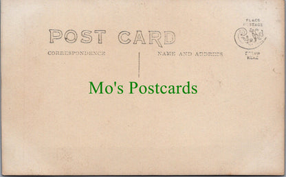 Occupations Postcard - Interior of Barbers Shop