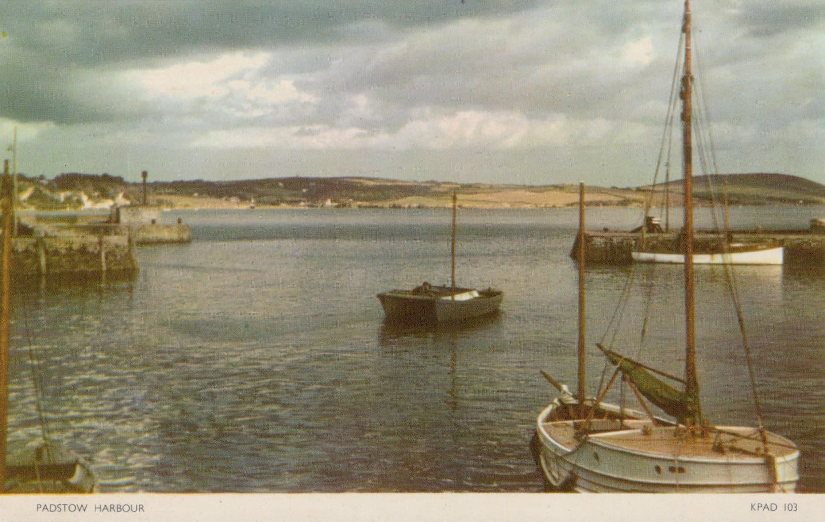 Cornwall Postcard - Padstow Harbour - Mo’s Postcards 