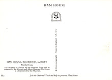 Load image into Gallery viewer, Surrey Postcard - The North Front, Ham House, Richmond - Mo’s Postcards 
