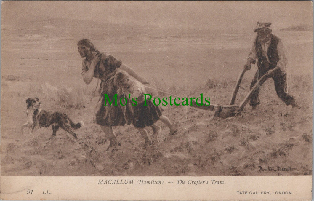 Art Postcard - Macallum (Hamilton), The Crofter's Team