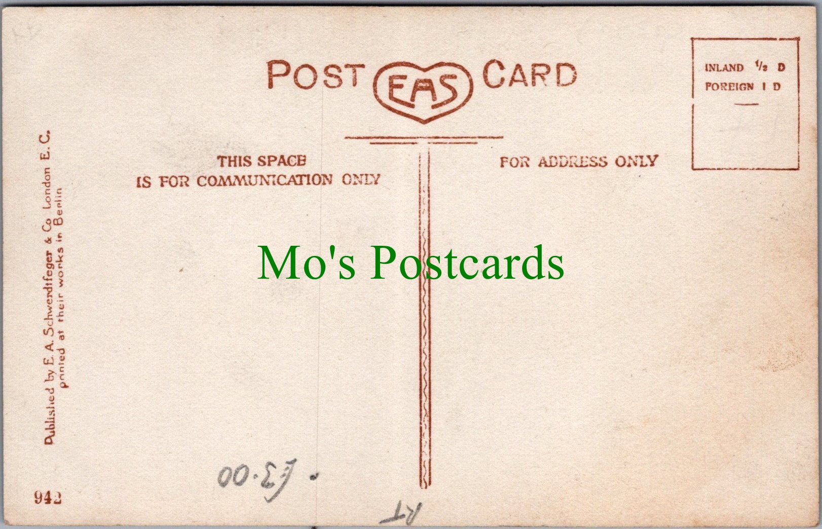 Dogs Postcard - The Veteran