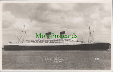 Shipping Postcard - R.M.S.Mauretania