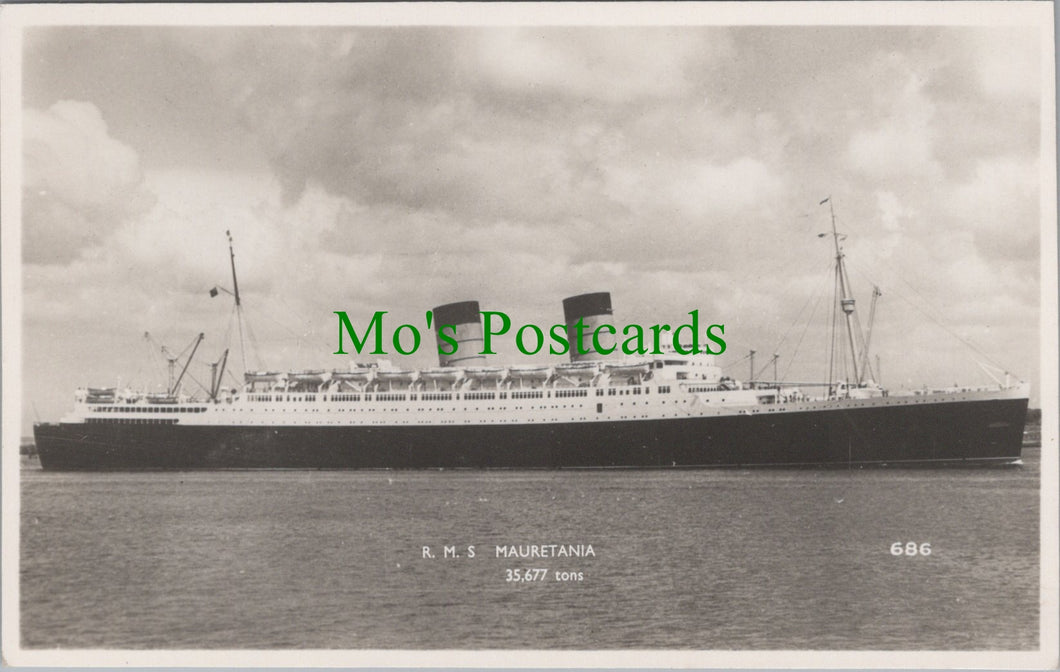 Shipping Postcard - R.M.S.Mauretania