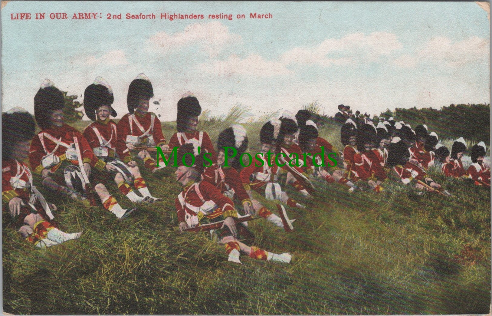 2nd Seaforth Highlanders Resting