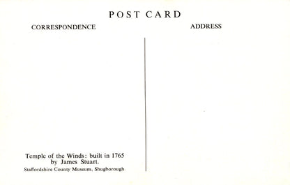 Staffordshire Postcard - Temple of The Winds, Staffordshire County Museum, Shugborough - Mo’s Postcards 