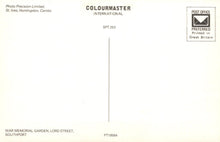 Load image into Gallery viewer, Lancashire Postcard - War Memorial Garden, Lord Street, Southport - Mo’s Postcards 
