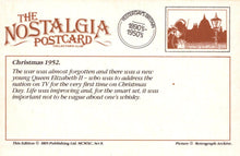 Load image into Gallery viewer, Nostalgia Postcard - Christmas 1952 -  John Haig &amp; Co Ltd - Mo’s Postcards 
