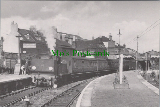 Railways Postcard - Engine no 28 'Ashley at Cowes