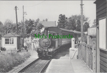 Railways Postcard - Train at Langston