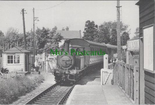 Railways Postcard - Train at Langston