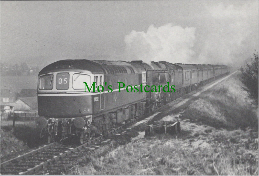 Railways Postcard - Train Near Medstead