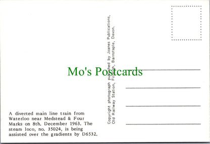 Railways Postcard - Train Near Medstead