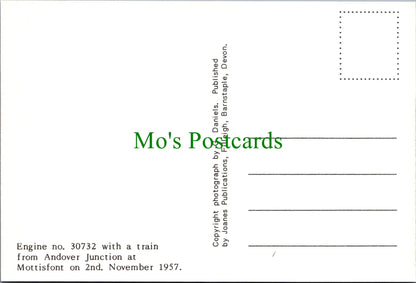 Railways Postcard - Train at Mottisfont