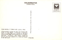 Load image into Gallery viewer, Vintage Cars Postcard - Ford Model T 'Town Car', USA, 1915 - Mo’s Postcards 
