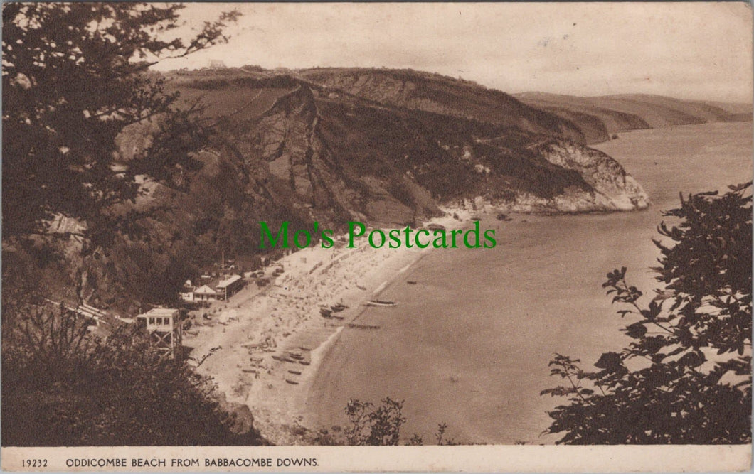 Oddicombe Beach From Babbacombe Downs, Devon