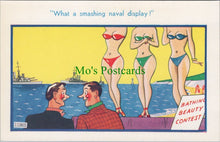Load image into Gallery viewer, Comic Postcard - Beauty Contest / Naval Display
