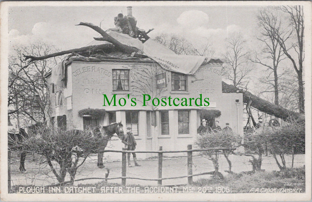 Plough Inn, Datchet After The Accident, Berkshire