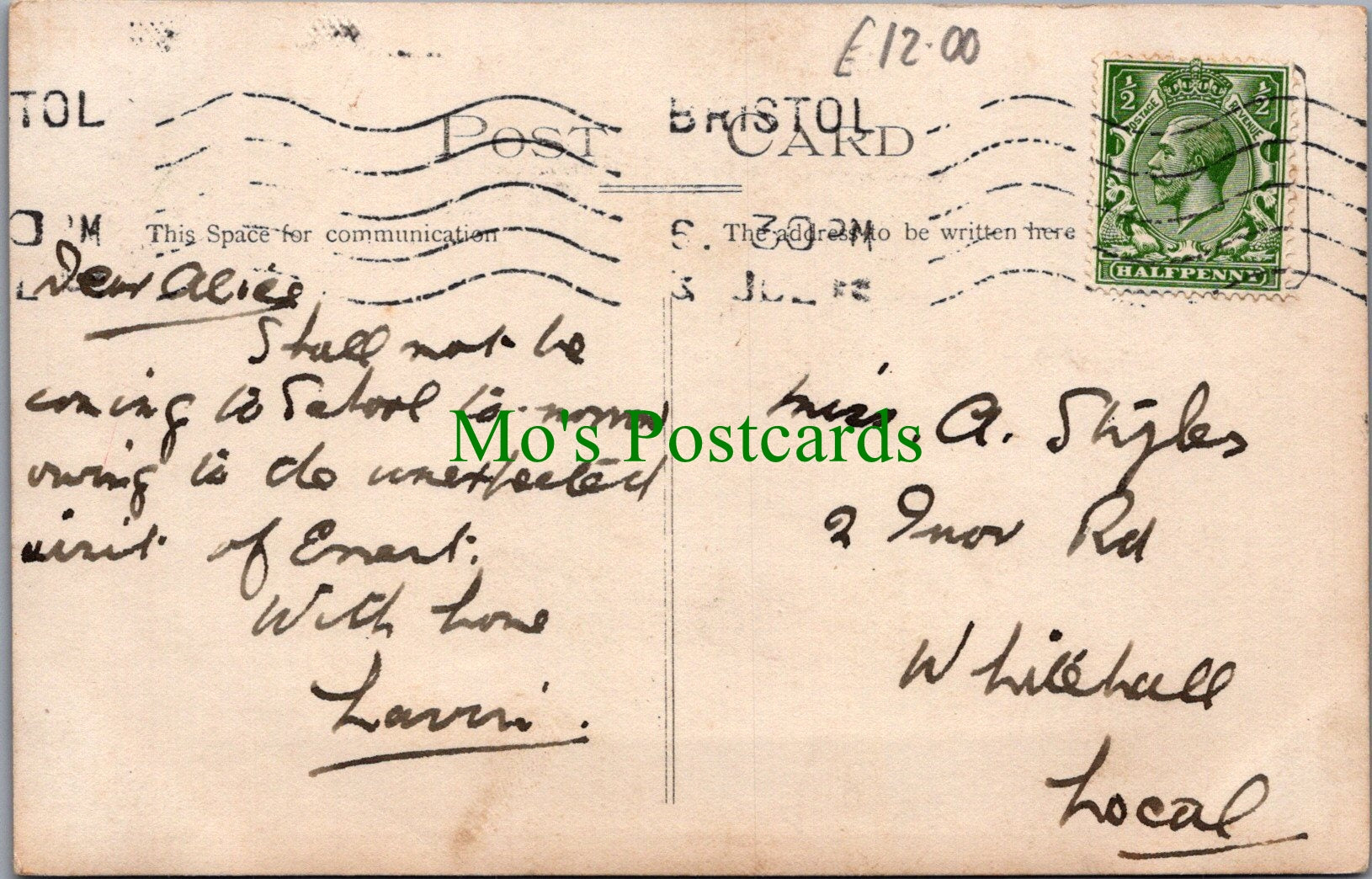 Bristol Postcard - Park Street