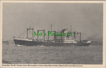 Load image into Gallery viewer, Shipping Postcard - Canadian Pacific Cargo Liner Beaverglen

