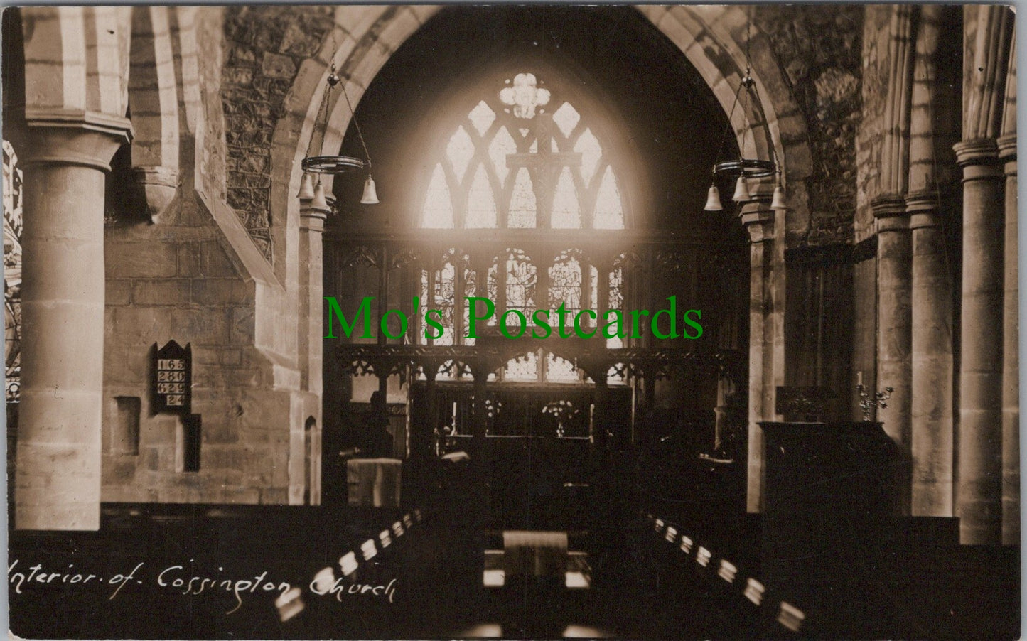 Interior of Cossington Church, Somerset