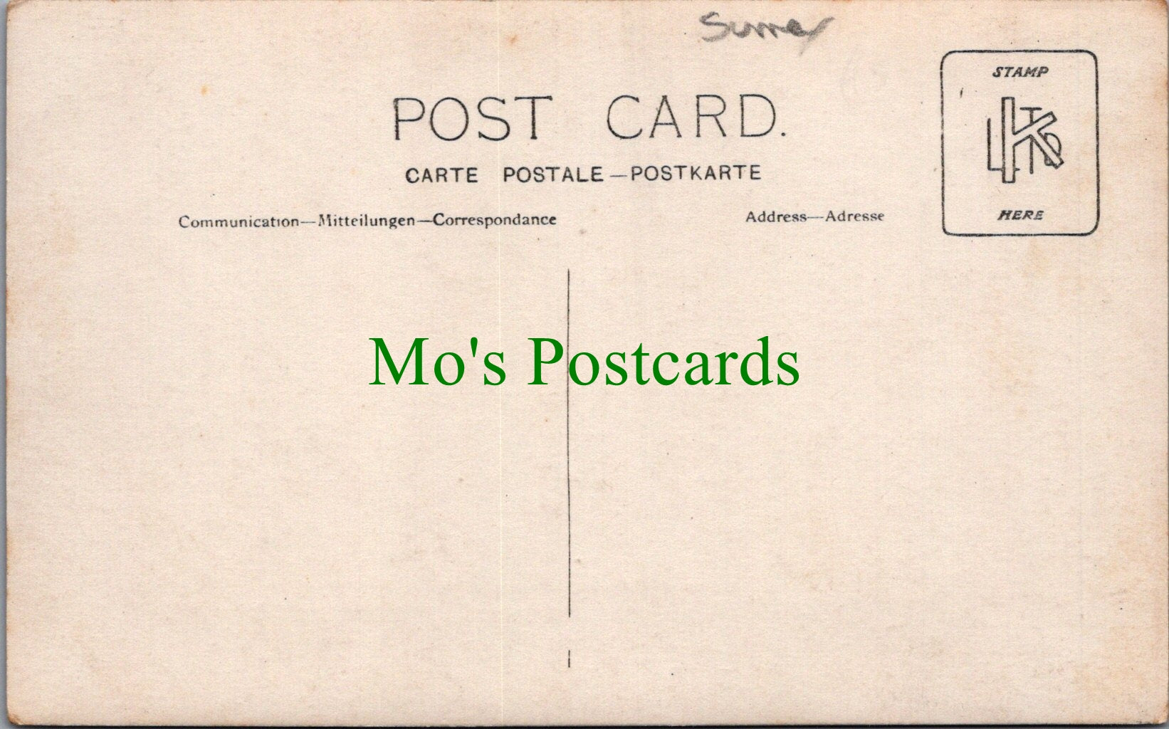 Military Postcard - Large Group of Soldiers, Weybridge?