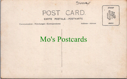 Military Postcard - Large Group of Soldiers, Weybridge?