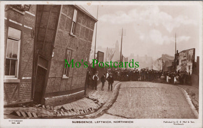 Subsidence, Leftwich, Northwich, Cheshire