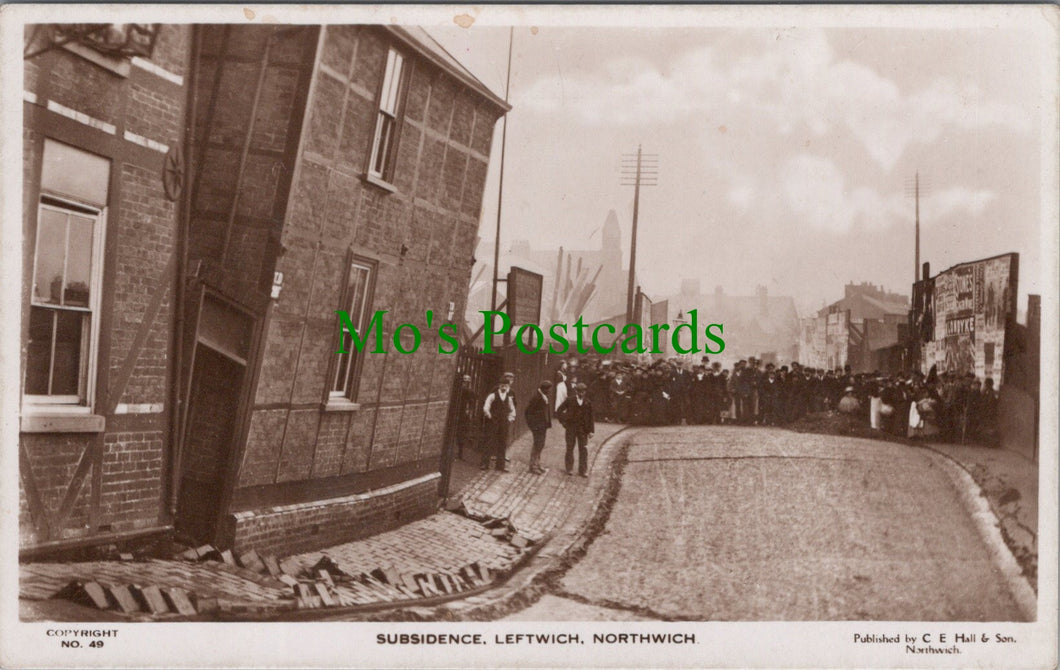Subsidence, Leftwich, Northwich, Cheshire