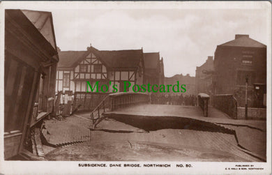 Subsidence, Dane Bridge, Northwich, Cheshire