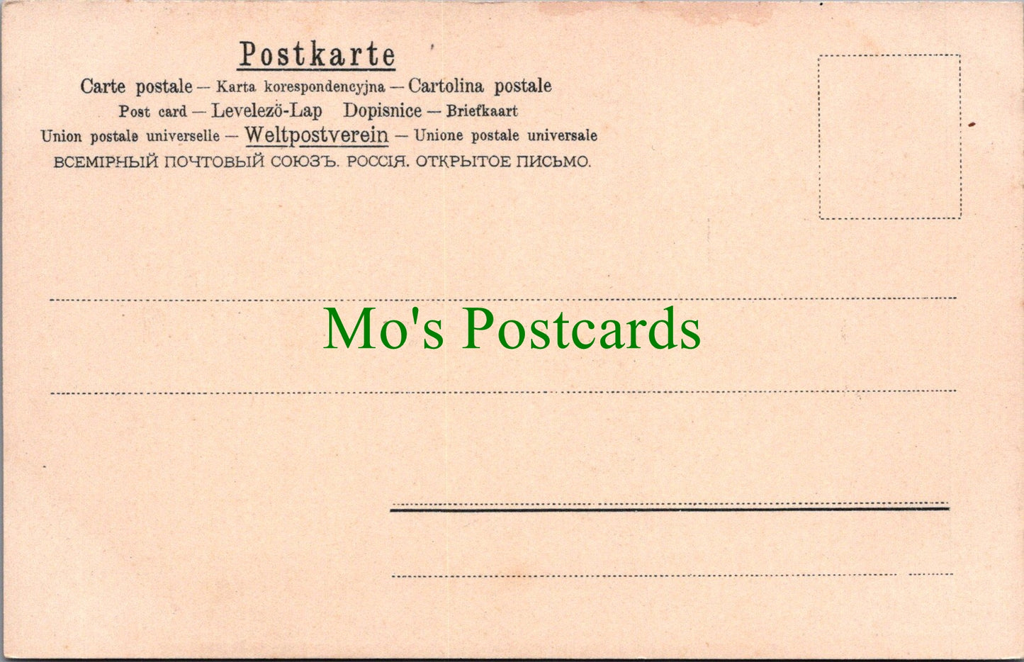 Fashions Postcard - Historic Costumes
