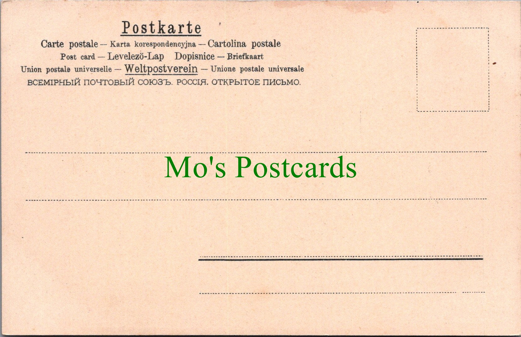 Fashions Postcard - Historic Costumes