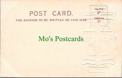 Embossed Heraldry Postcard, Cheltenham College