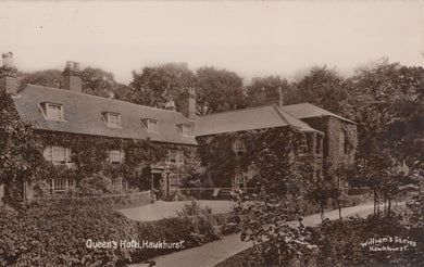 Kent Postcard - Queen's Hotel, Hawkhurst - Mo’s Postcards 