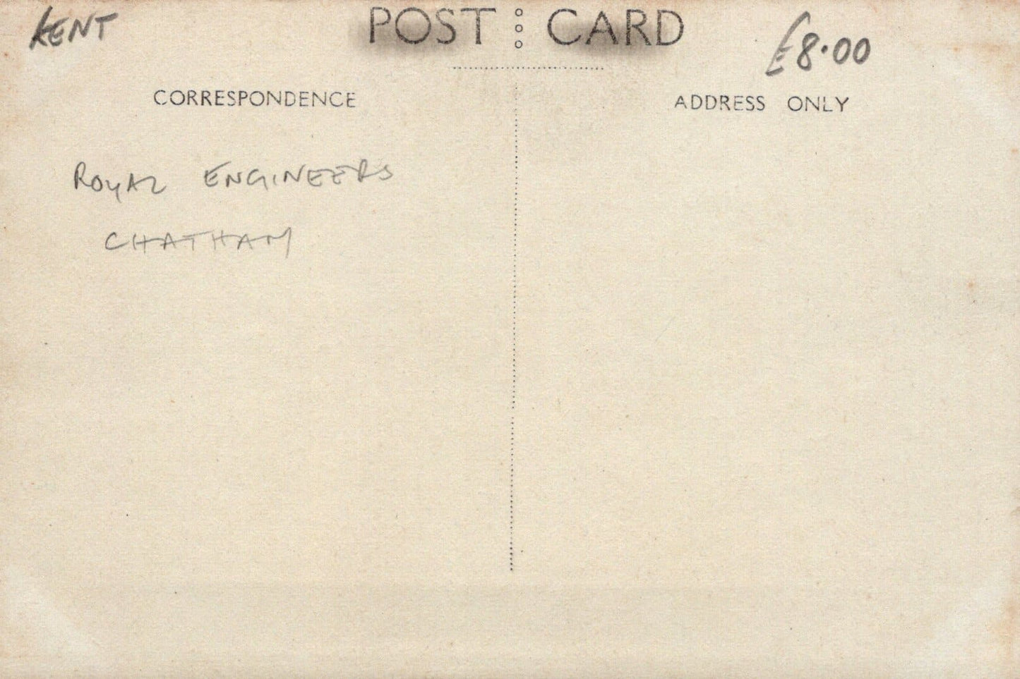 Kent Postcard - Good Wishes, The Royal Engineers, Chatham - Mo’s Postcards 