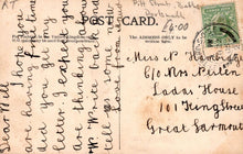 Load image into Gallery viewer, Military Postcard - Royal Navy - Jack Learning To Swim With Clothes On, 1905 - Mo’s Postcards 
