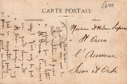 Military Postcard - Marine De Guerre - Matelots Rentrant a Bord, 1914 - Mo’s Postcards 