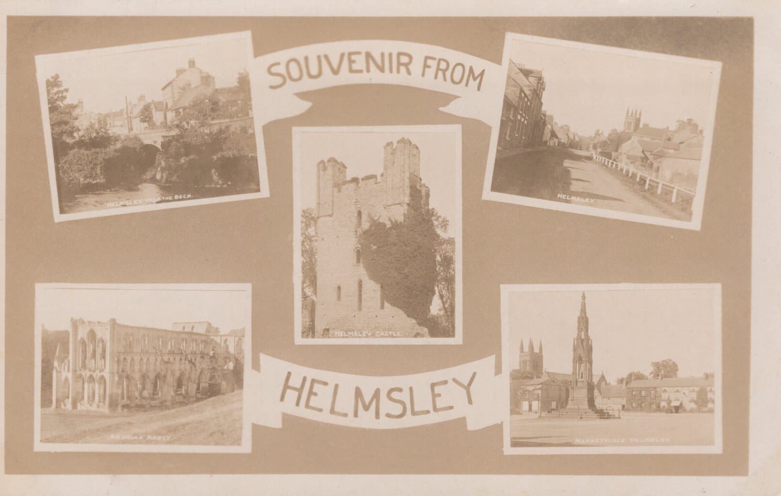 Yorkshire Postcard - Souvenir From Helmsley - Mo’s Postcards 