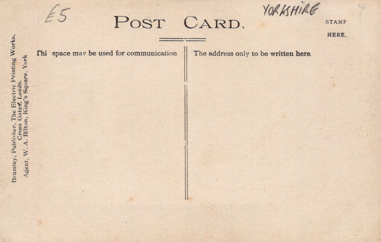 Yorkshire Postcard - Souvenir From Helmsley - Mo’s Postcards 