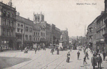 Load image into Gallery viewer, Yorkshire Postcard - Market Place, Hull - Mo’s Postcards 
